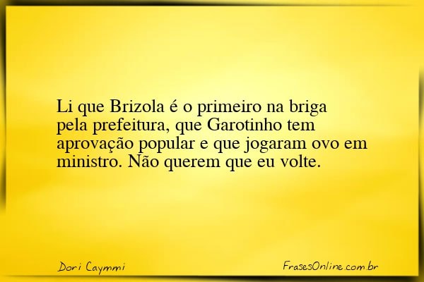 Frase de Dori Caymmi