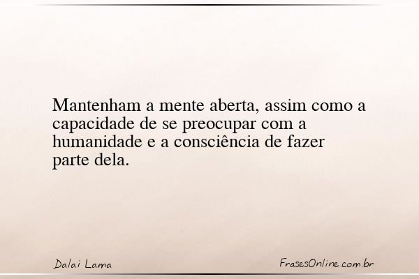 Frase de Dalai Lama