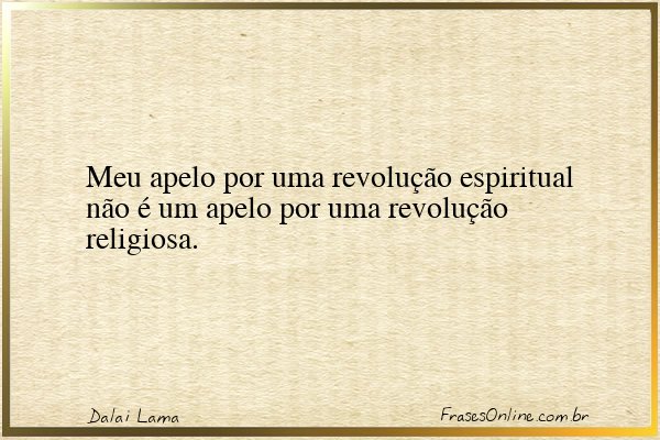 Frase de Dalai Lama