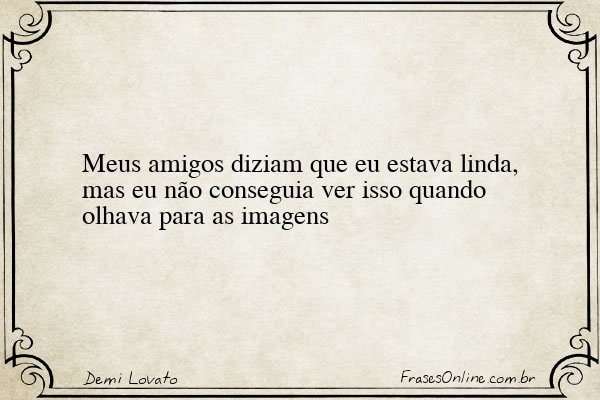 Frase de Demi Lovato