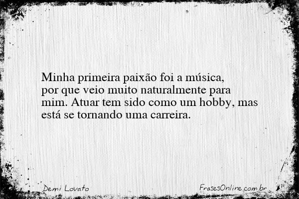 Frase de Demi Lovato