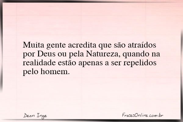 Frase de Dean Inge