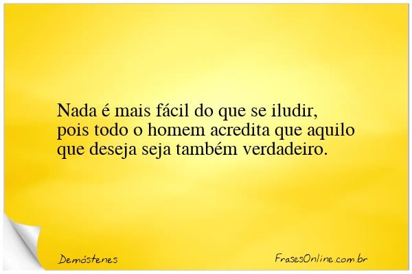 Frase de Demóstenes