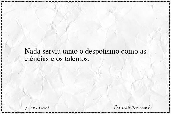 Frase de Dostoiévski