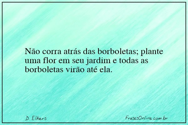 Frase de D. Elhers