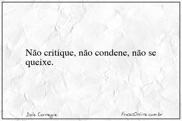 Frase de Dale Carnegie