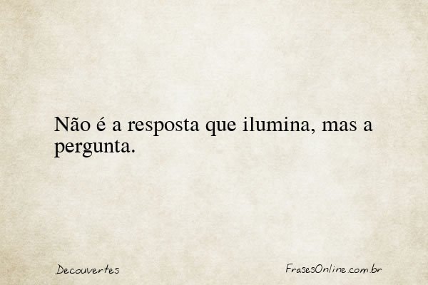 Frase de Decouvertes