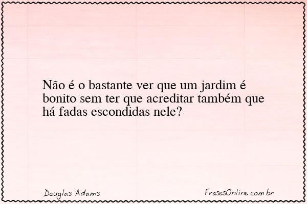 Frase de Douglas Adams