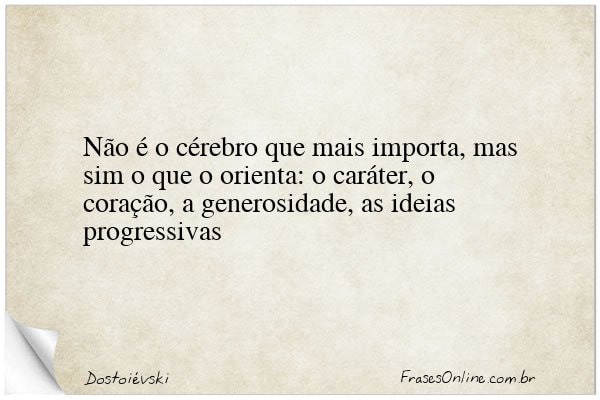 Frase de Dostoiévski