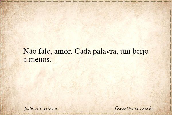 Frase de Dalton Trevisan