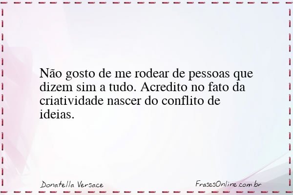 Frase de Donatella Versace