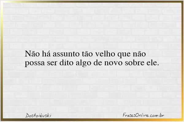 Frase de Dostoiévski