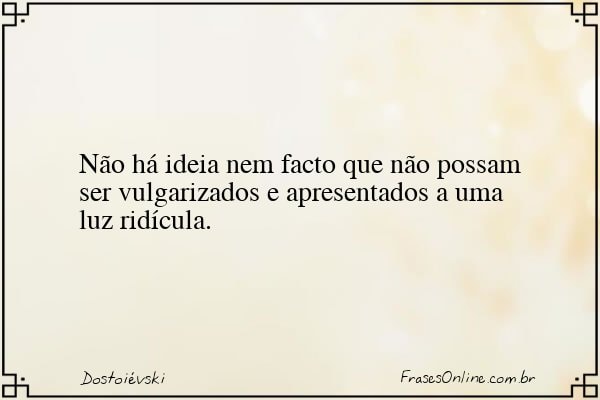Frase de Dostoiévski