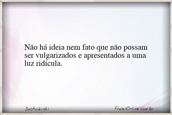 Frase de Dostoiévski