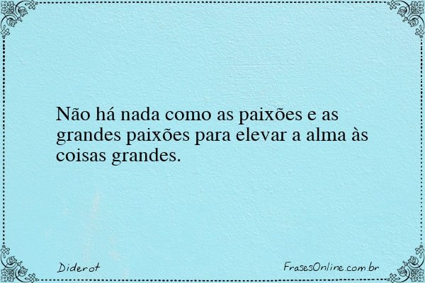 Frase de Diderot