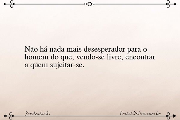 Frase de Dostoiévski