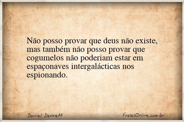 Frase de Daniel Dennett