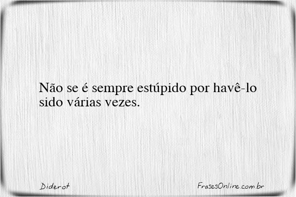 Frase de Diderot