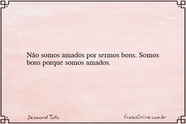 Frase de Desmond Tutu