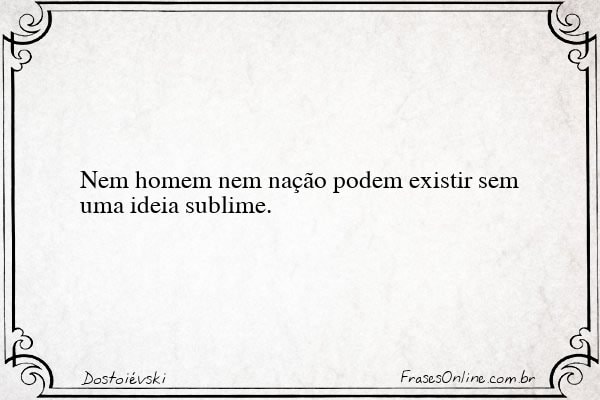 Frase de Dostoiévski