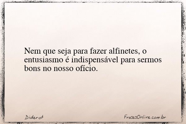 Frase de Diderot