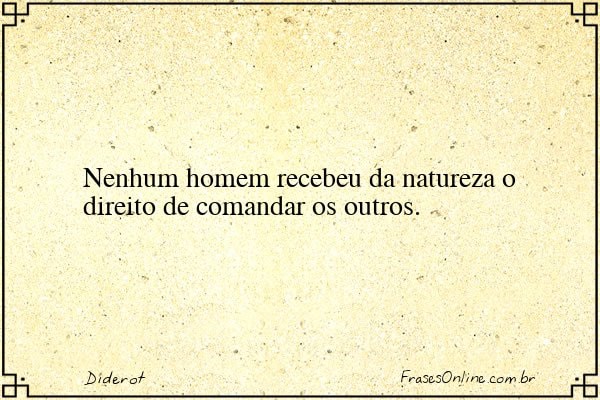 Frase de Diderot