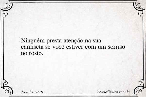 Frase de Demi Lovato