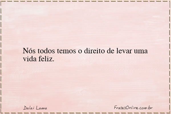 Frase de Dalai Lama