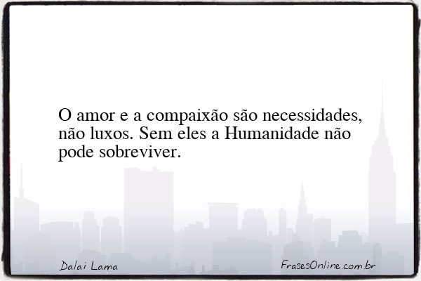 Frase de Dalai Lama