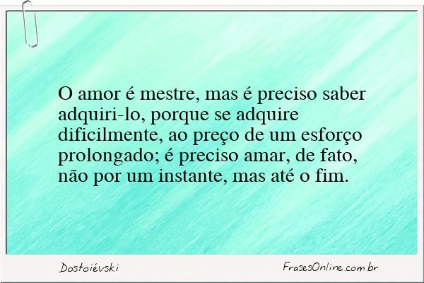 Frase de Dostoiévski