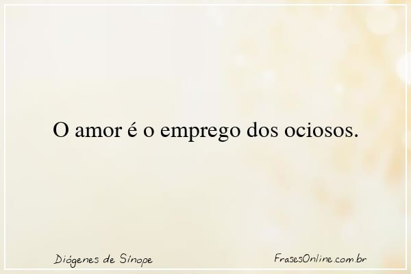 Frase de Diógenes de Sínope