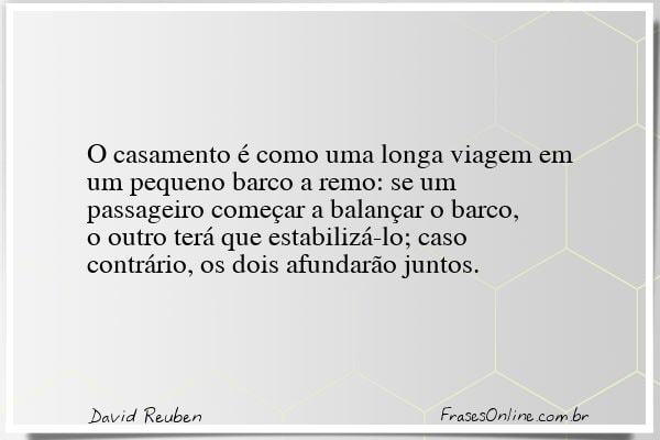 Frase de David Reuben