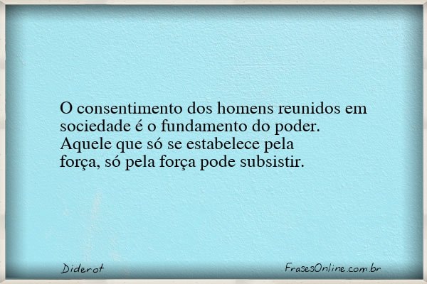 Frase de Diderot