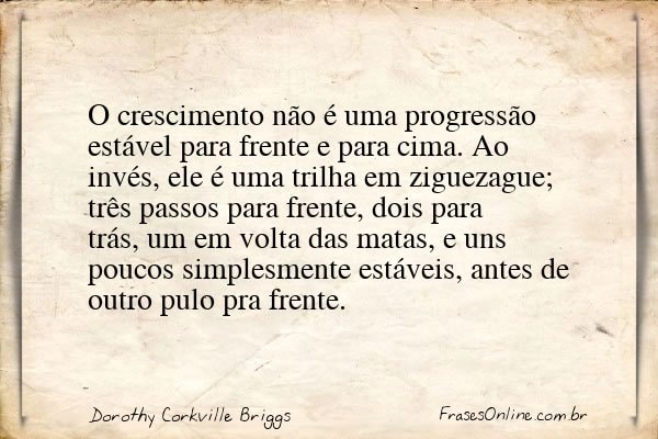 Frase de Dorothy Corkville Briggs