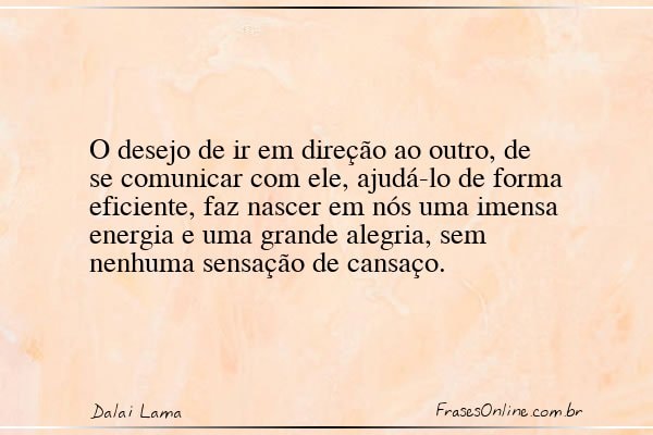Frase de Dalai Lama