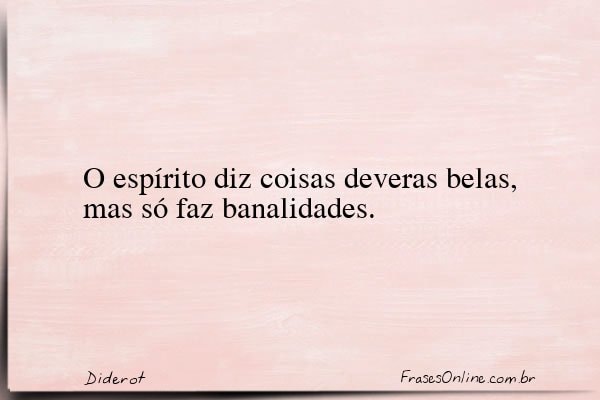 Frase de Diderot