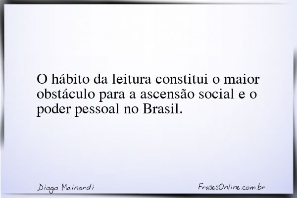 Frase de Diogo Mainardi