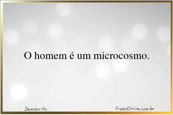 Frase de Demócrito