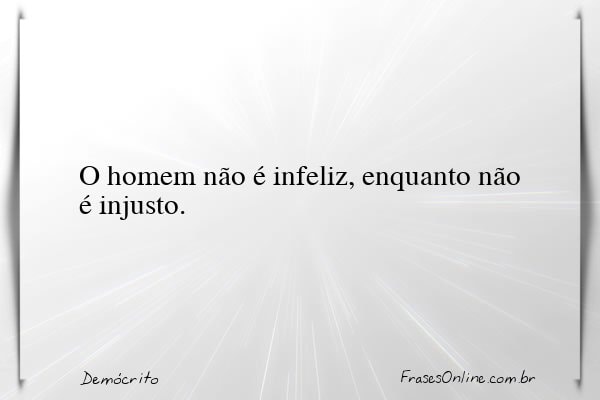 Frase de Demócrito