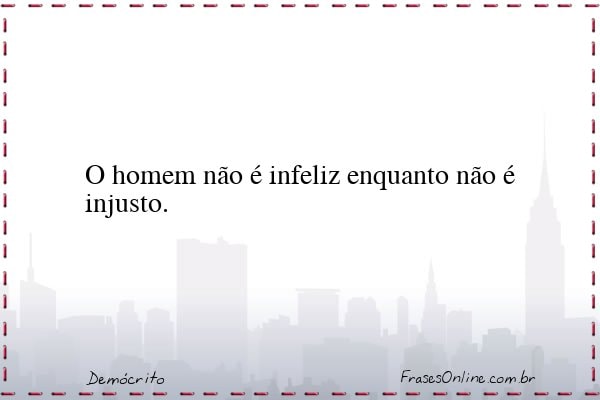 Frase de Demócrito