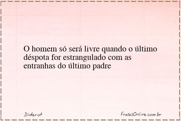 Frase de Diderot