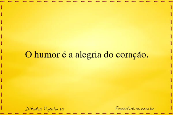 Frase de Ditados Populares