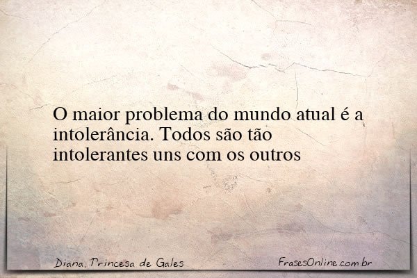 Frase de Diana, Princesa de Gales