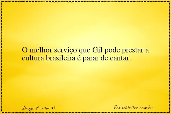 Frase de Diogo Mainardi