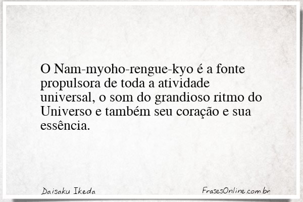 Frase de Daisaku Ikeda