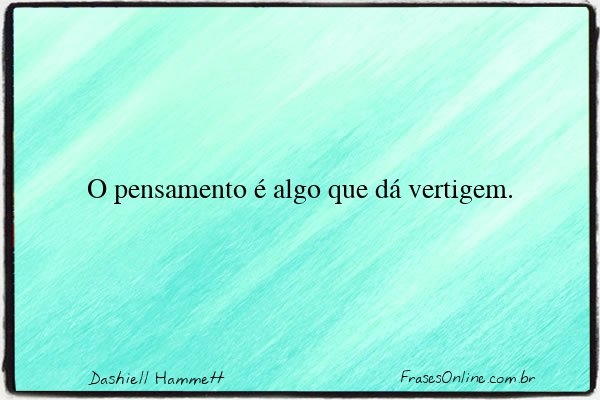 Frase de Dashiell Hammett