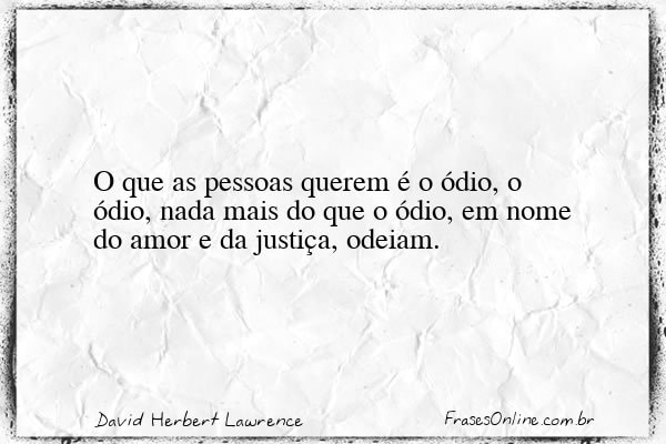 Frase de David Herbert Lawrence