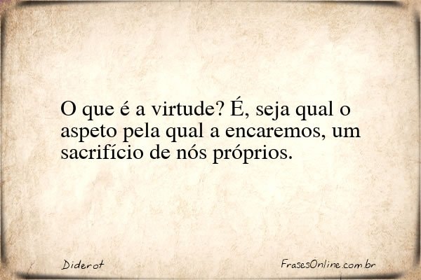 Frase de Diderot