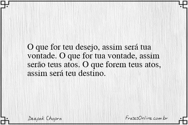 Frase de Deepak Chopra