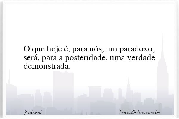 Frase de Diderot